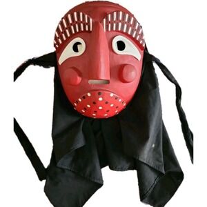 Hand-Carved Korean Mask Heoseong Drunken Monk – Yangju Byeolsandae Tal – Signed